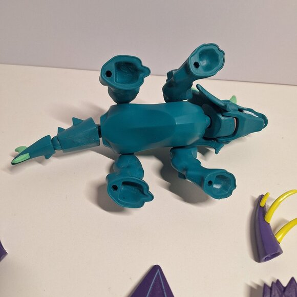 Jurassic World Hero Mashers Triceratops Stegosaurus Hybrid Mix & Match Parts Lot - Picture 7 of 7